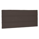 Ver imagem 1 de Cabeceira Painel Estofada Box Casal Queen 160cm Suede Café