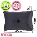 Ver mais imagens de Puff Multiuso com Lençol e Travesseiro Casal 3 em 1 em Tecido Chumbo BF Colchões