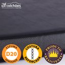 Ver imagem 7 de Puff Multiuso com Lençol e Travesseiro Casal 3 em 1 em Tecido Chumbo BF Colchões