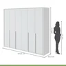 Guarda-Roupa Casal 6 Portas 6 Gavetas Imperatore - 4