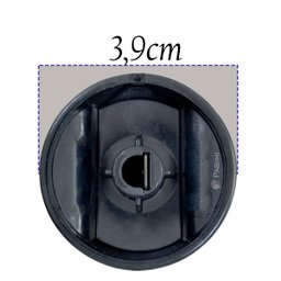 Botão Manipulo Fogão Brastemp Clean Ative Cinza 2 Peças - 4
