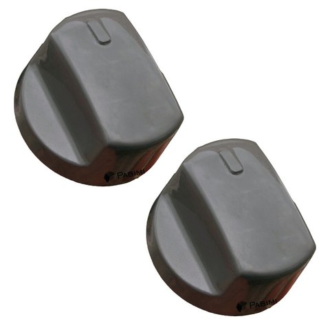 Botão Manipulo Fogão Brastemp Clean Ative Cinza 2 Peças