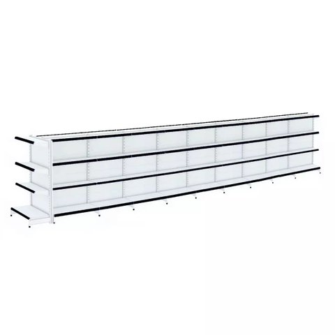 Gondola Centro 137 Fit Ate 9 Metros 1 Ponta Branco 76b Pe Preto