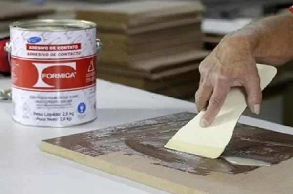Revestimento Formica Marmore Granito Bragança Tx Fosca 3m X 1,20 Acabamento Resistente Moveis - 5