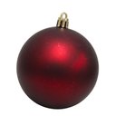 Ver imagem 3 de Bolinha de Natal Mix de Modelos C- 6 Peças 8cm- Vinho - Chibrali