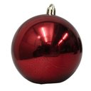 Ver imagem 2 de Bolinha de Natal Mix de Modelos C- 6 Peças 8cm- Vinho - Chibrali
