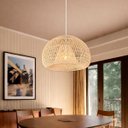 Ver imagem 2 de 2 Pendente Rattan Fibra Natural Artesanal Sala Fib07