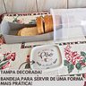 Porta Pão de Forma de Plástico Café da Manhã Retrô Plasútil Cor Cinza - 7