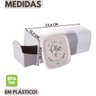 Porta Pão de Forma de Plástico Café da Manhã Retrô Plasútil Cor Cinza - 8