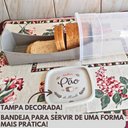 Ver imagem 3 de Porta Pão de Forma de Plástico Café da Manhã Retrô Plasútil Cor Cinza