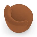 Ver imagem 5 de Kit Sofá e Poltrona Orgânica Living Bob com Almofadas Bouclê Terracota - Abmaza