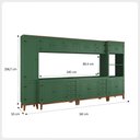 Ver imagem 7 de Cozinha Modulada 6 peças - Verde