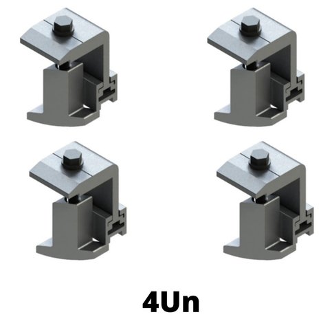 Fixador Grampo Terminal End-Clamp Final Smart Solar Group - com 4Un