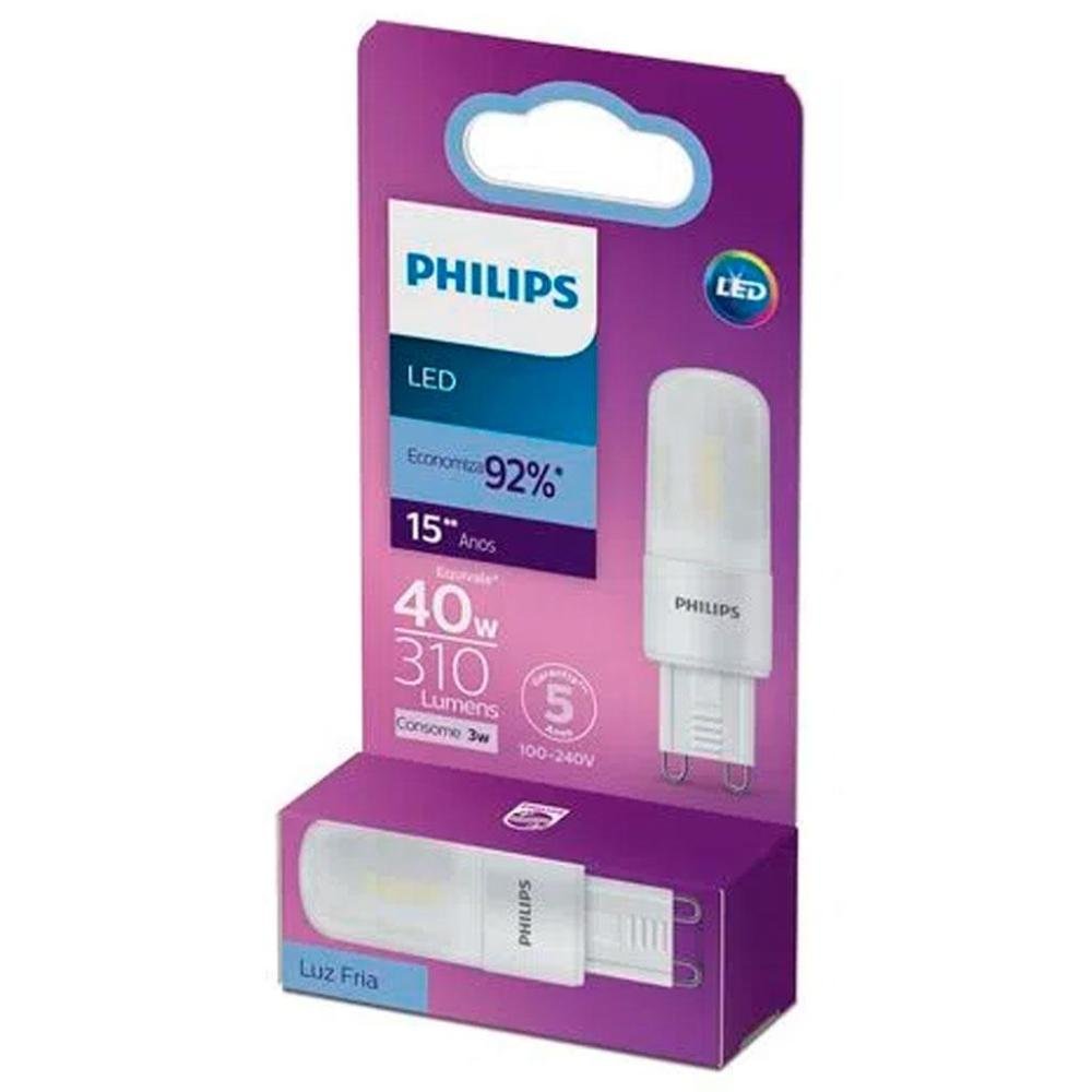 Lâmpada Led Philips 3w G9 6500k 300lm - 5