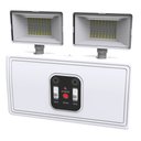 Ver imagem 1 de Luminária de Emergência 2 Faróis 600lm 6500k Bivolt GALAXY LED