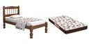 Ver imagem 1 de Kit Cama Solteiro Colchão D20 Madeira Maciça Torneada 88x188x12