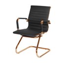 Ver imagem 1 de Cadeira de Escritório Eames Preta - Fixa | Red Gold