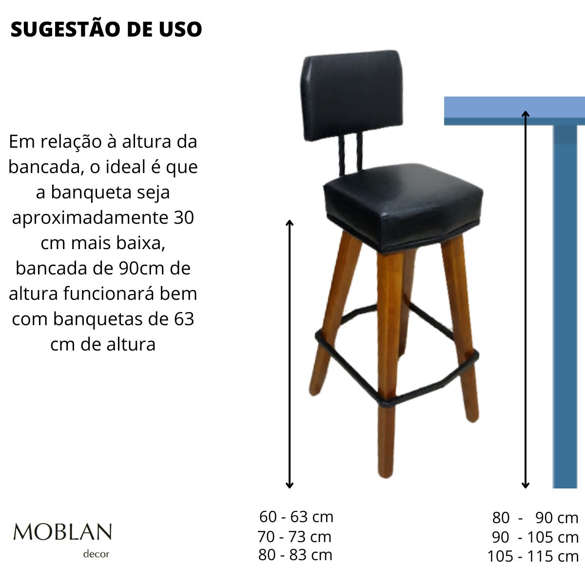 Conjunto 2 Banquetas Estilo Industrial para Cozinha Bancada Área Gourmet - 7