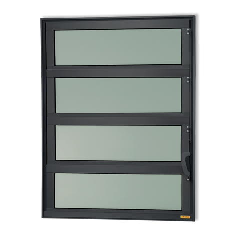 Basculante Alumínio 80 x 100 Elite V.Boreal Preto Brimak