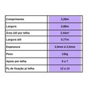 Ver imagem 3 de Kit com 5 Telhas Pvc Colonial 3,28m X 0,88m X 2mm 5 Ondas com Kit Fixação Lux Telhas