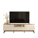 Ver imagem 4 de Rack para Tv 75 Polegadas 56cm X 200cm Diadema Off White Marrom Canela