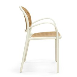 Kit 2 Cadeiras de Jantar Roma com Braço para Sala e Cozinha - 4