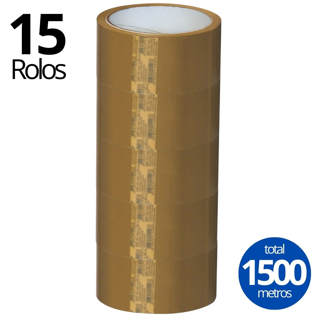 Fita Adesiva Marrom Larga 45mmx100m | Kaztec | Kit 15 Un - 3