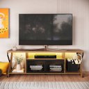 Ver imagem 1 de Rack Gamer Tv até 60" C/ Led Rgb P1033 Mel