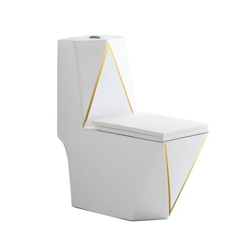 Vaso Sanitário Acoplado (monobloco) Imperial Diamond Gold