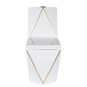 Ver imagem 6 de Vaso Sanitário Acoplado (monobloco) Imperial Diamond Gold