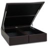 Base Baú Ortobom King Corino Marrom 186x198x35 - 1