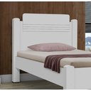 Ver imagem 3 de Cama Solteiro Paris Compacta Premiumresistente Criança Estilo Moderna com Colchão Cor Branco