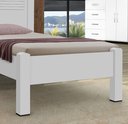 Ver imagem 4 de Cama Solteiro Paris Compacta Premiumresistente Criança Estilo Moderna com Colchão Cor Branco