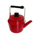 Ver imagem 1 de Chaleira de Alumínio Batido Fundido 1.7l Vermelha Craqueada