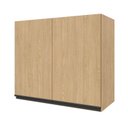 Ver imagem 3 de Armário Aéreo Planejado 2 Portas 70cm Nara CabeCasa MadeiraOriginals Marrom/Avena