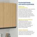 Ver imagem 7 de Armário Aéreo Planejado 2 Portas 70cm Nara CabeCasa MadeiraOriginals Marrom/Avena