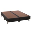 Ver imagem 1 de Cama Box Base Queen Americana Suede Nero Black (158x198x23) - Ortobom