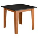 Ver imagem 2 de Mesa de Jantar Quadrada 4 Lugares Multimóveis Cr50223 Cinamomo/preto