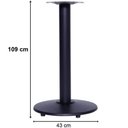 Ver imagem 4 de Mesa de Jantar Bistrô Zeta 2 Lugares Quadrada Tampo MDF 70cm Preto Or Design