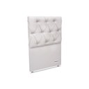 Ver imagem 1 de Cabeceira Cama Box Estofada Murat Facto White Solteiro - Courano Branco - Ortobom