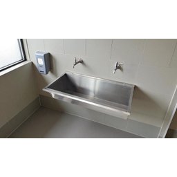Lavatório Coletivo Inox 1,20m - Construinox - 5