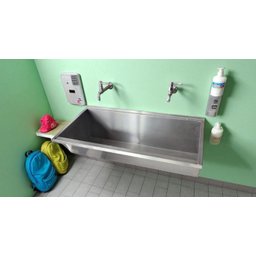 Lavatório Coletivo Inox 1,20m - Construinox - 4
