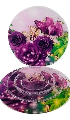 KIT 4 CAPAS SOUSPLAT SUPLA BORBOLETA LILAS - 2