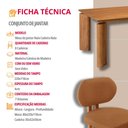Ver imagem 7 de Mesa de Jantar Nala 220cm Madeira Tampo Laminado com 8 Cadeiras Nala