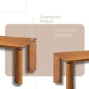 Ver imagem 6 de Mesa de Jantar Nala 220cm Madeira Tampo Laminado com 8 Cadeiras Nala
