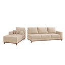 Ver imagem 3 de Sofá Cronos 03 Metros Chaise Lado Esquerdo Meu Sofá Online