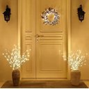 Ver imagem 4 de Galho Decorativo com Luzes LED Branco Quente 1 Unidade Galho Flexível para Vasos Decoração para Sala