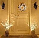 Ver imagem 4 de Galho Decorativo com Luzes LED Branco Quente 1 Unidade Galho Flexível para Vasos Decoração para Sala