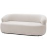 Sofá 2 Lugares Orgânico Sala de Estar Living 140cm Carmen F04 Bouclê Cru - Gtdnexxus - 1