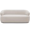 Sofá 2 Lugares Orgânico Sala de Estar Living 140cm Carmen F04 Bouclê Cru - Gtdnexxus - 3